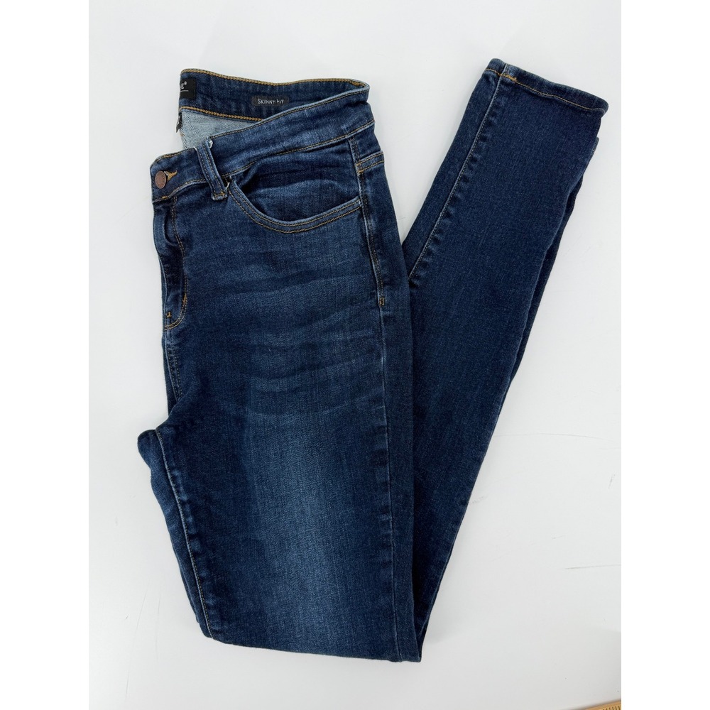 Judy Blue Los Angeles‎ Skinny Fit Dark Wash High Rise Jeans 15/32